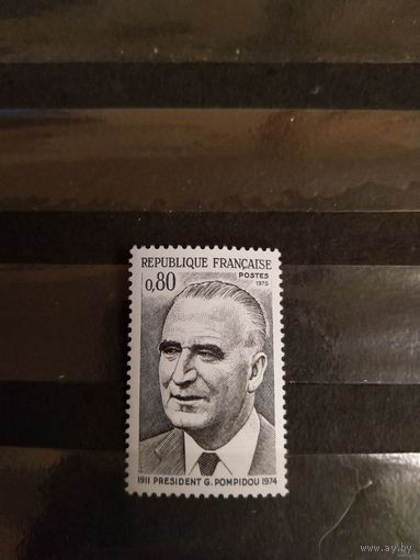 1975 Франция Эдмонт Мишле политик чистая клей MNH** выпускалась одиночкой (4-2)