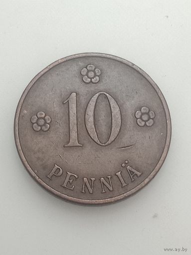 Финляндия 10 пенни 1927 года .