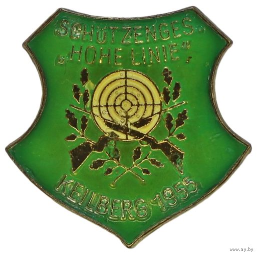 Знак участника соревнований по стрельбе HOH LINIE Кильберг 1955 г