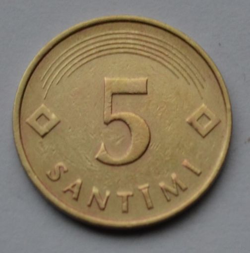 Латвия, 5 сантимов 1992 г.