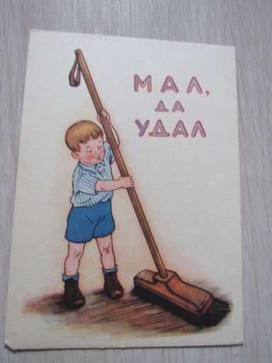 Мал, да удал. Худ. Фридман.