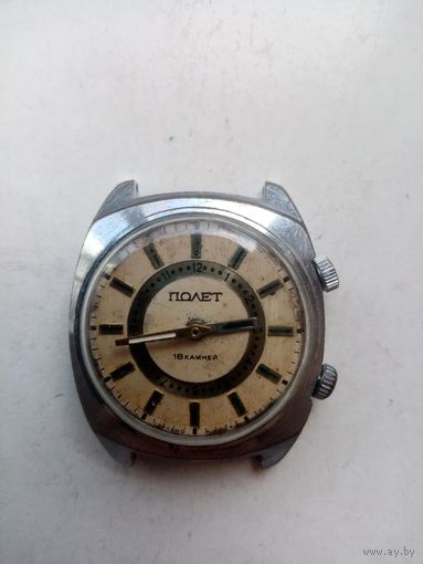 ЧАСЫ ПОЛЕТ БУДИЛЬНИК СССР (795323)