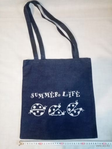 Сумка шоппер Summer Life джинс