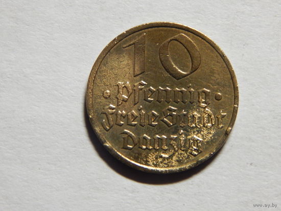 Германия Данциг 10 пфеннигов 1932г