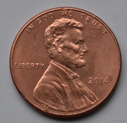 США, 1 цент 2014 г.