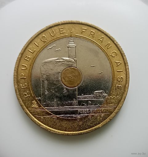 20 франков  1993 год .Средиземноморские Игры