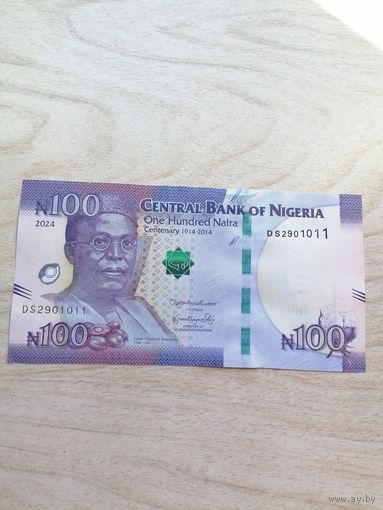 Нигерия 100 UNC с рубля
