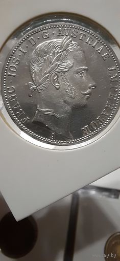 1 Florin 1861. Francis Joseph I. Austrian Empire