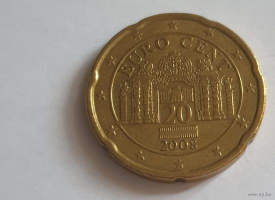 Австрия 2008 20 евроцентов
