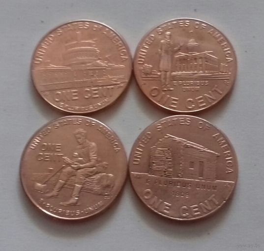 1 цент США 2009 D, комплект