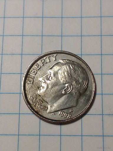 10 центов США 1998 Р год