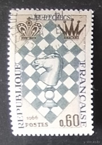 Франция 1966 Шахматы.