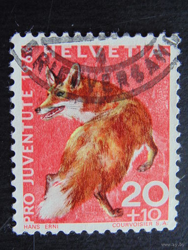 Швейцария 1966 г. Фауна.