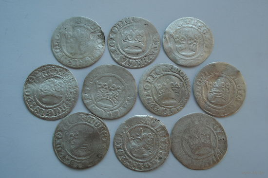 Полугроши коронные Александра Ягеллончика (лот. 3)