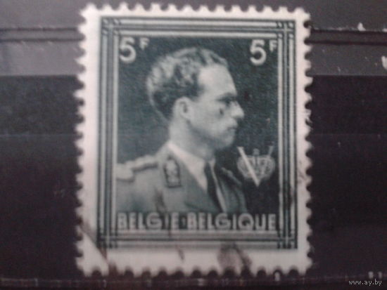 Бельгия 1943 Король Леопольд 3  5 франков