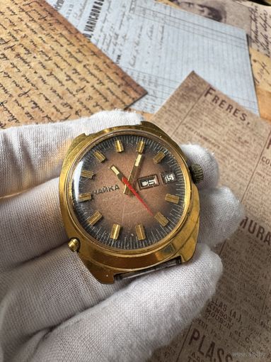 Часы Чайка СССР позолоченные