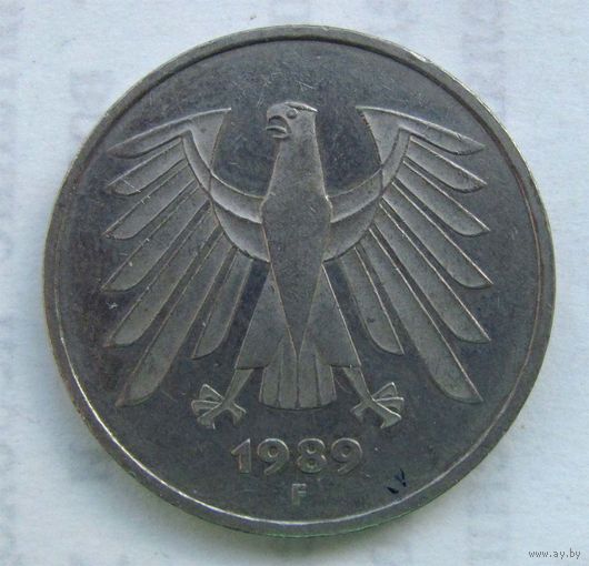 1989 г. 5 марок. F