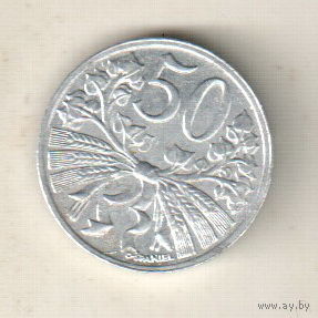 Чехословакия 50 геллер 1951