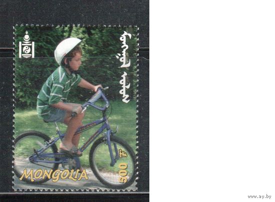 Монголия-2001(Мих.3335) , **   ,  Велосипеды