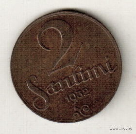 Латвия 2 сантим 1932