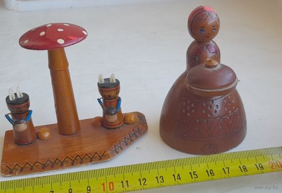 Фигурки из дерева СССР.