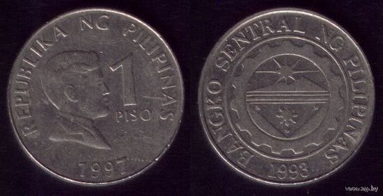 1 Писо 1997 год Филиппины