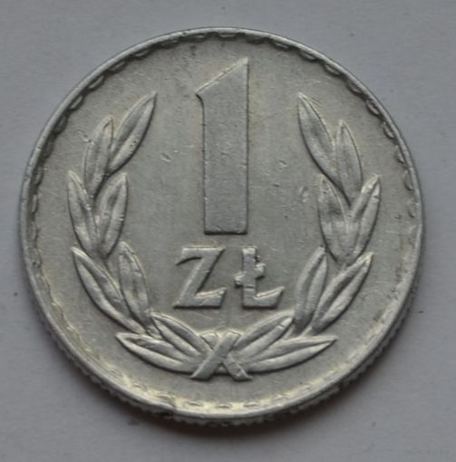 Польша, 1 злотый 1974 г.