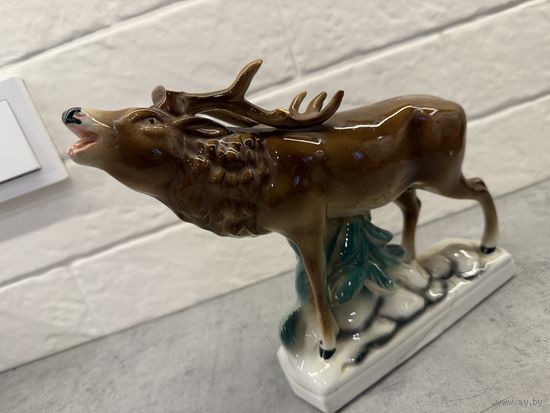 Статуэтка. ОЛЕНЬ. Германия. битый.   Распродажа коллекции!!!
