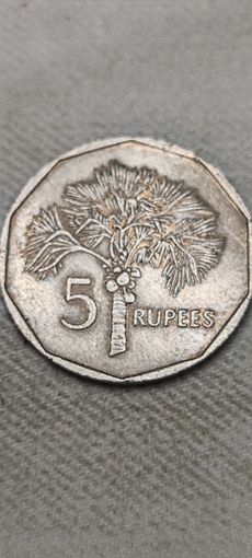 Сейшельы 5 рупе 1992