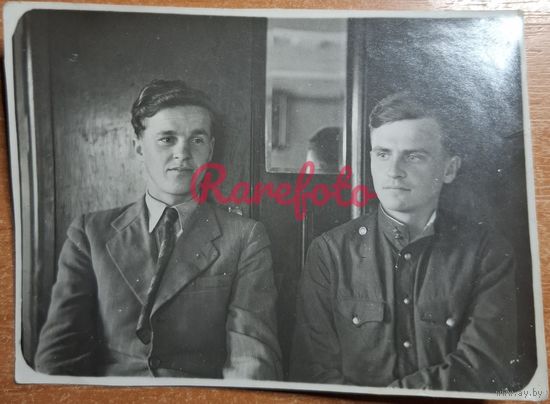 1950-е Два товарища фото ретро типажи