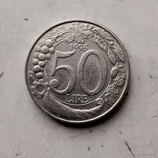 50 лир 1996 года Италия. Итальянская Республика.
