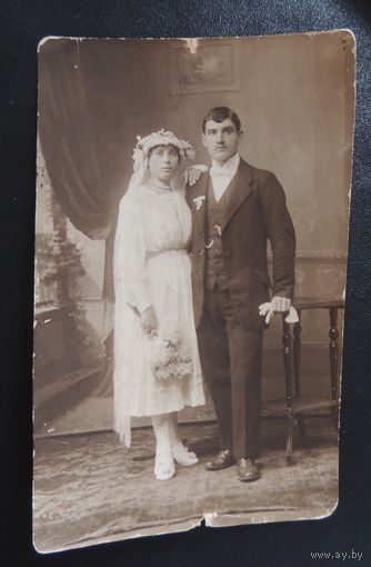 Фото "Свадьба",Зап. Беларусь, Польша, 1920-1930 гг.