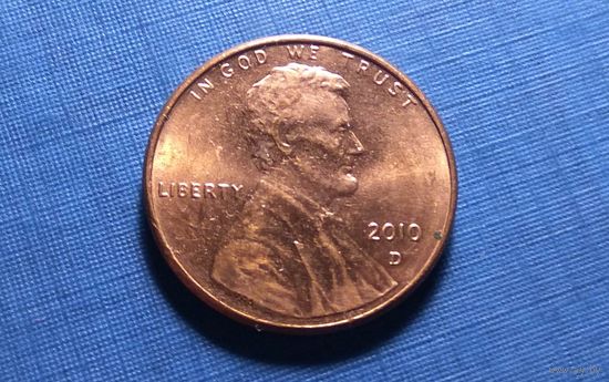 1 цент 2010 D. США. XF!