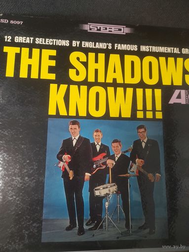 THE SHADOWS " KNOW!!!"  1964 LP USA ATLANTIC SD8097 NM/EX-