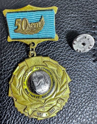 Значок. 50 лет Институт Белниилит