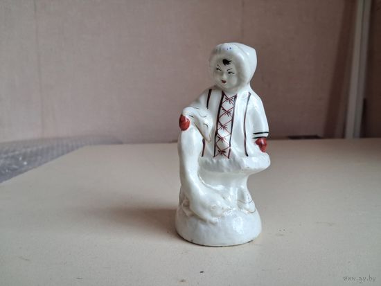 Якут с песцом, Барановка, целая, 50-е годы. С 1 руб.
