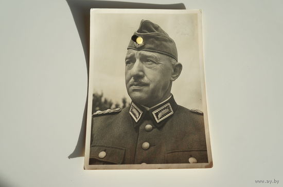 Фото открытка Константин Хирль 1941-43гг. Прошла почту, гашение.