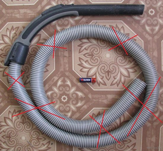 Ручка от шланга пылесоса ( ТОЛЬКО РУЧКА БЕЗ ШЛАНГА ) .