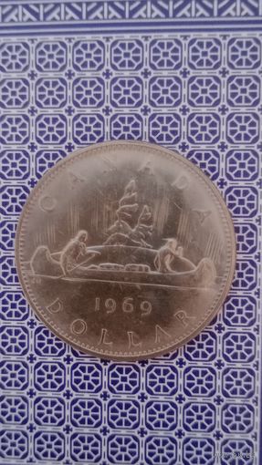Канада 1 доллар 1969