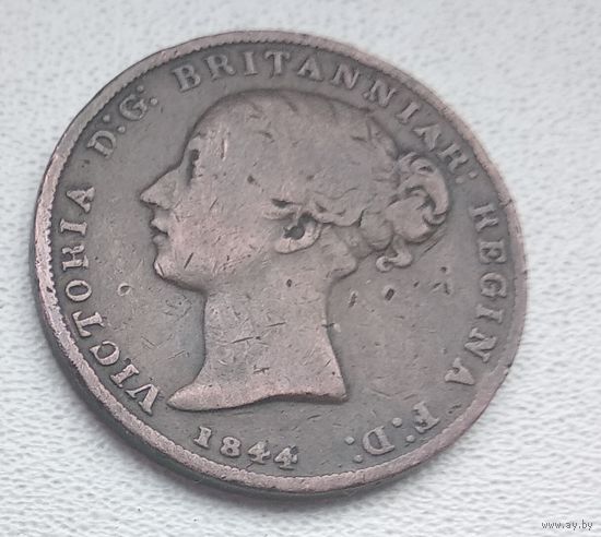 Джерси 1/26 шиллинга, 1844  6-6-2