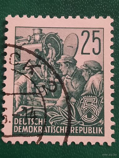 ГДР 1953. Железнодорожные рабочие