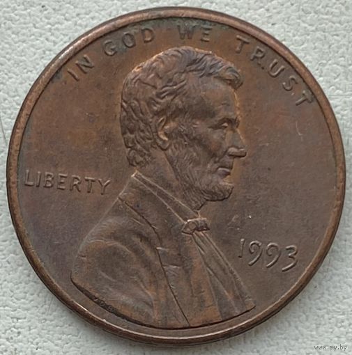 США 1 цент 1993 г.