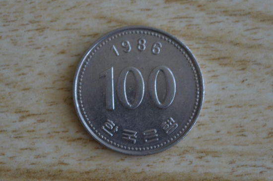 Южная Корея 100 вон 1986