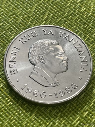Танзания 20 шиллингов 1986 г ( Независимость )