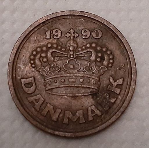 Дания 50 эре, 1990 (14-5-10)