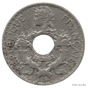 ИНДОКИТАЙСКИЙ СОЮЗ /ФРАНЦУЗСКИЙ ИНДОКИТАЙ/ 5 САНТИМОВ 1938. 4.07 г