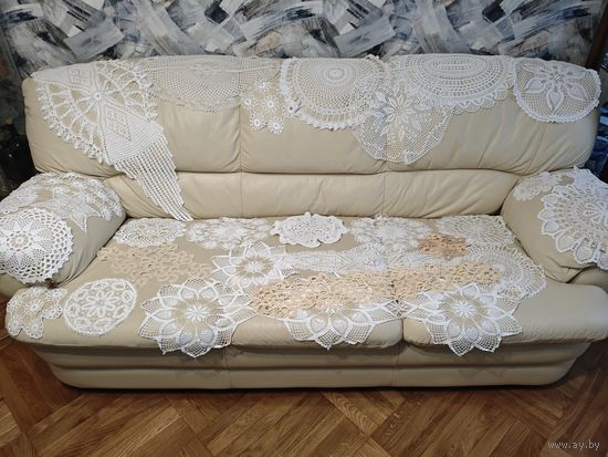 Салфетки, ручная работа