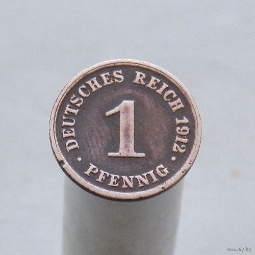 Германия 1 пфенниг 1912 D