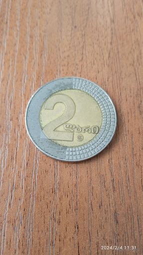 2 лари, 2006 г., Грузия