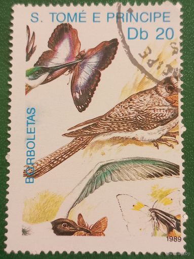 Сан Томе и Принсипи 1989. Бабочки